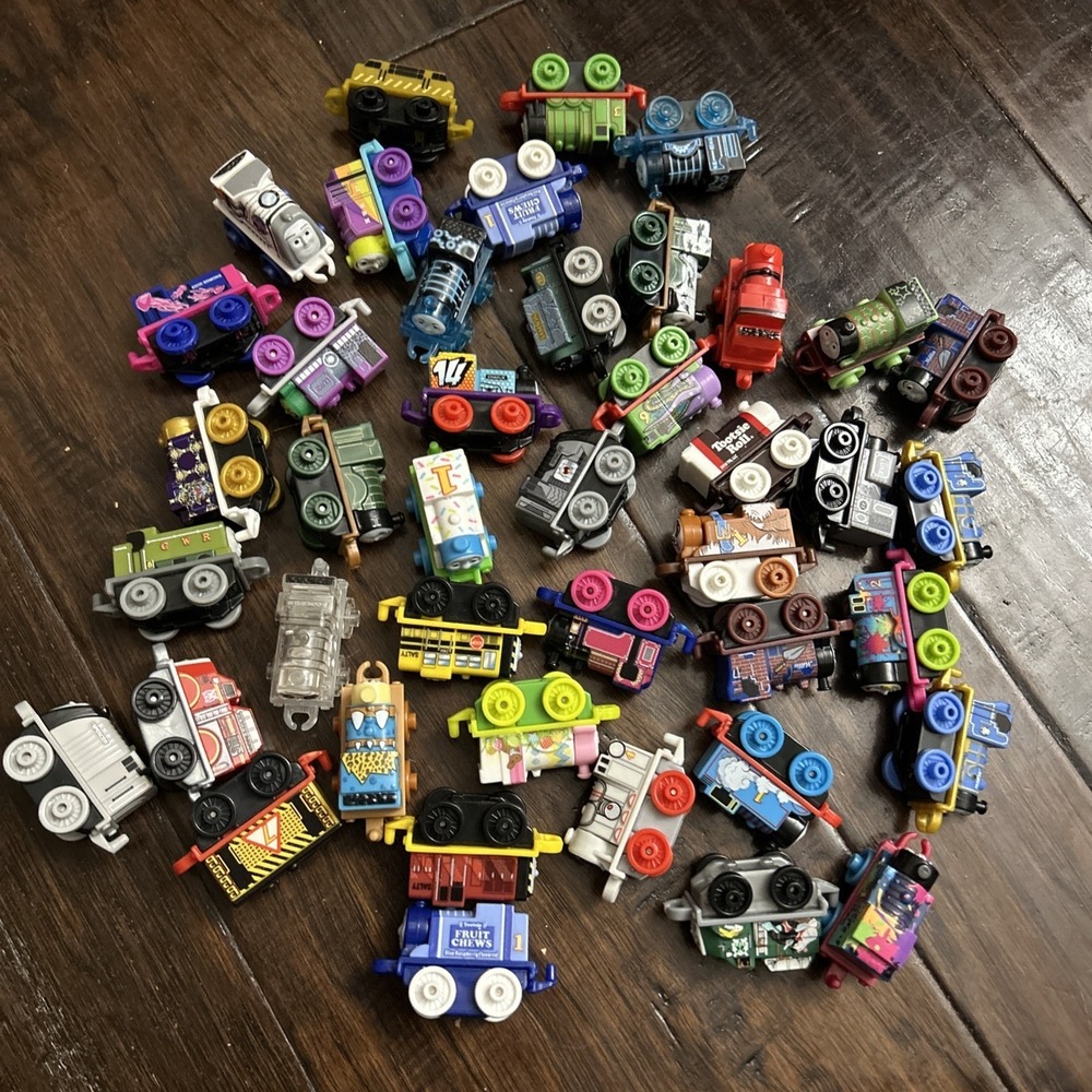 Lot of 42 Thomas the Train & Friends Mini Trains And Track